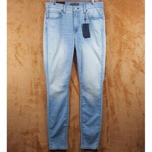 MONFRERE Jeans Mens Size 32 Light Wash Skinny Leg Lightweight Denim GREYSON $235